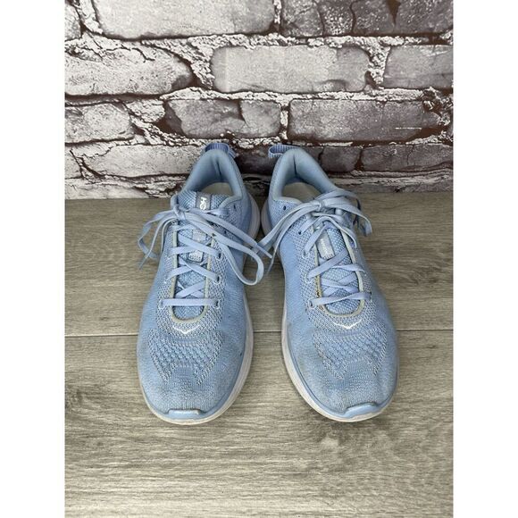 Hoka One One Hupana Flow Blue Fabric Running Shoes Sneakers Women Sz 8M US/40EU - Picture 2 of 16